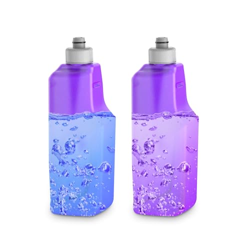 Enspoway 310 ML Double Bottle Spray Mop Replacement Bottles, Leak Free Microfiber Floor Mop Refillable Bottles for Multi-Purpose Surface Home/Kitchen/Bathroom, 2 Pack