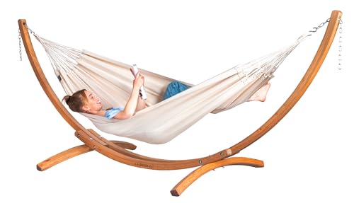 Support en Eucalyptus LA SIESTA Maera d'exception pour hamacs doubles