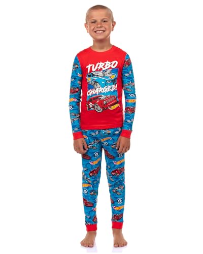 INTIMO Hot Wheels Pajamas Boys' Turbo Charged Tight Fit...