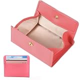 [革ICHI] 小銭入れ コインケース レディース 本革 BOX型 W監修 カード入れ 定期入れ ミニ財布 レザーソムリエ カラーコーディネーター (ライトピンク)