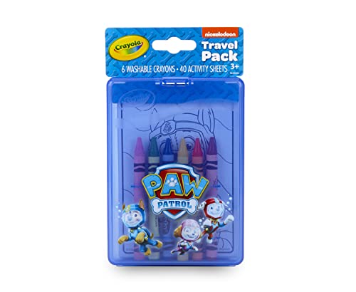 Crayola Paw Patrol Coloring Kit, Travel Activity, Gift For Kids, Ages 3, 4, 5, 6, Multicolor #TOP1