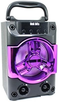 Caixa de som Bluetooth P2 USB SD 5W Link Bits VB-001 Lilas | Amazon.com.br