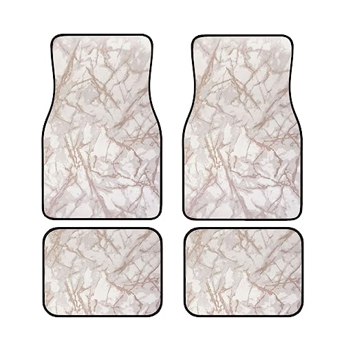 Tapis de sol voiture marbre universels et coussinets imperméables antidérapants SUV