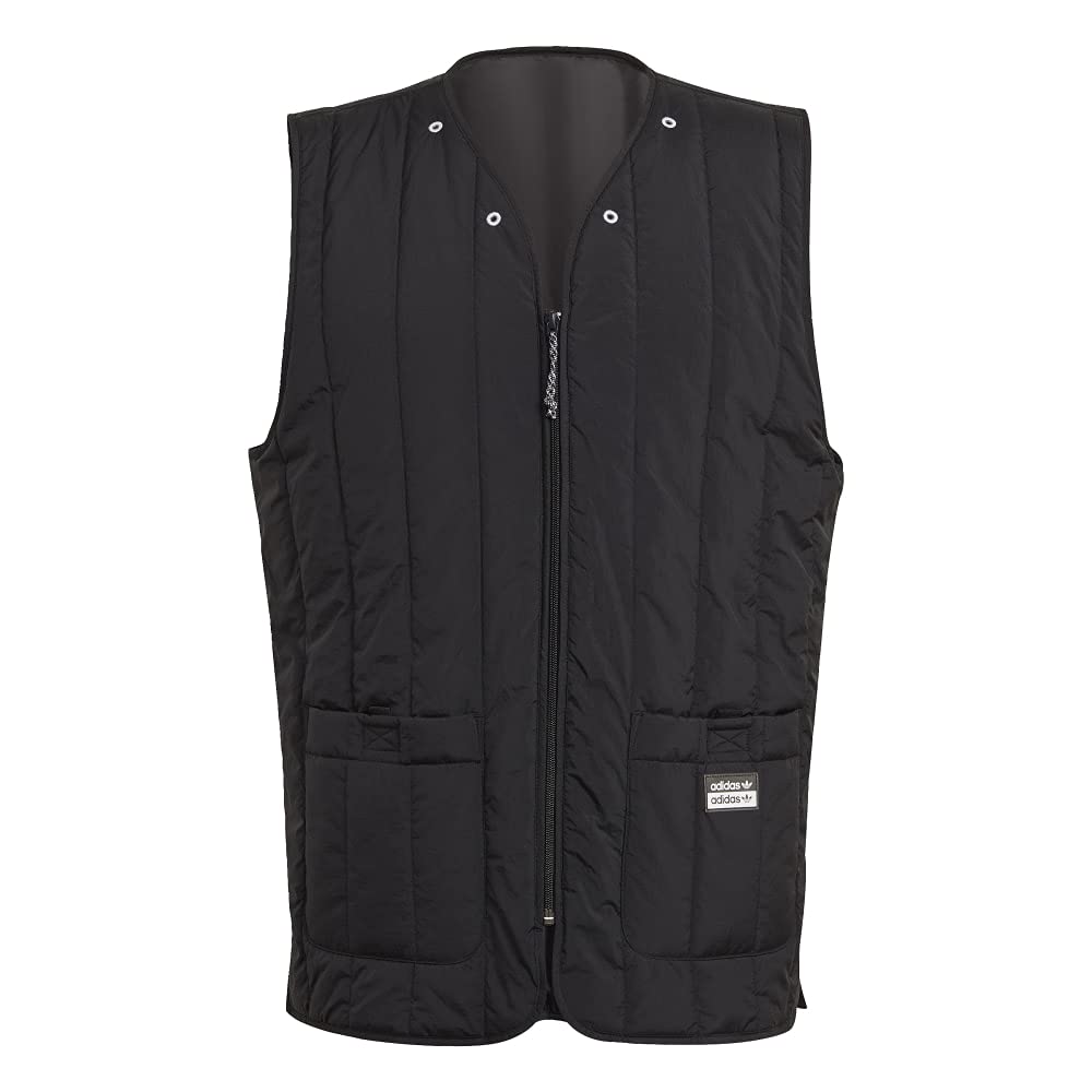 ★adidas★ knitted vest black CLOTHING - Adicolor Knitted Vest - Black | adidas Oman