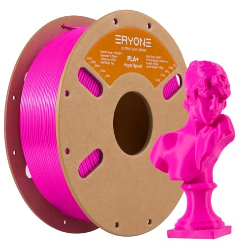 ERYONE High Speed Filament PLA+ 1.75mm +/- 0.03mm, 3D Printing PLA Pro Filament Fit Most FDM Printer, 1kg / Spool, Magenta