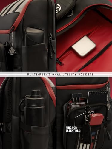 Image of The Souled Store Darth Vader: Empire Gear Backpacks | Official Star Wars Merchandise | Premium Water-Resistant Laptop Bag with Sith Lord Graphic | Durable Urban Travel Rucksack for Men & Women