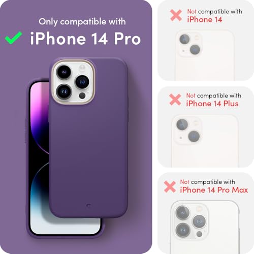 Image of Spigen Cyrill UltraColor Mag | iPhone 14 Pro Case | Purple iPhone 14 Pro Back Cover | TPU+Poly Carbonate - Taro