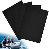 Schlauchboot Reparaturset, 4pcs PVC Kajak Reparatur Patches,Wasserdichtes SUP Flickzeug Set für Kanu, Kajak, Schlauchboot (schwarz)