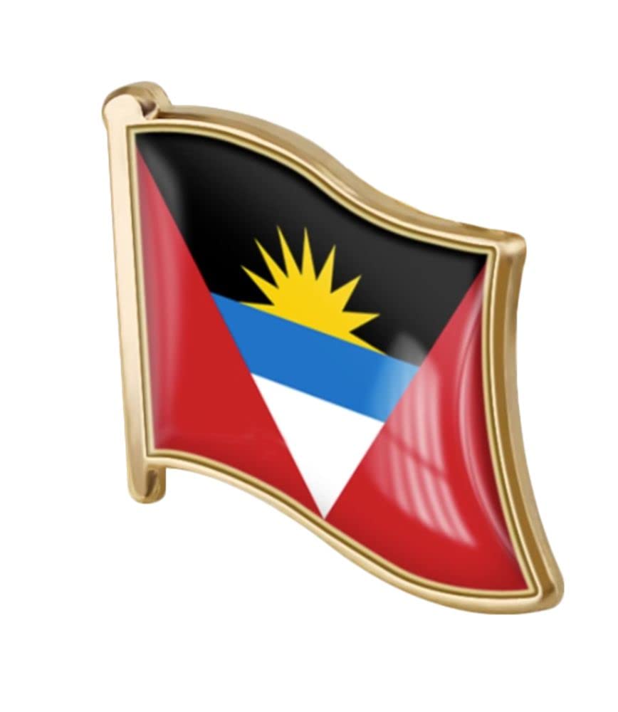 vmcoatdu Country Flag Pin Badge International Travel Brooch Metal Alloy Souvenir Pin for Hat Clothes Backpack