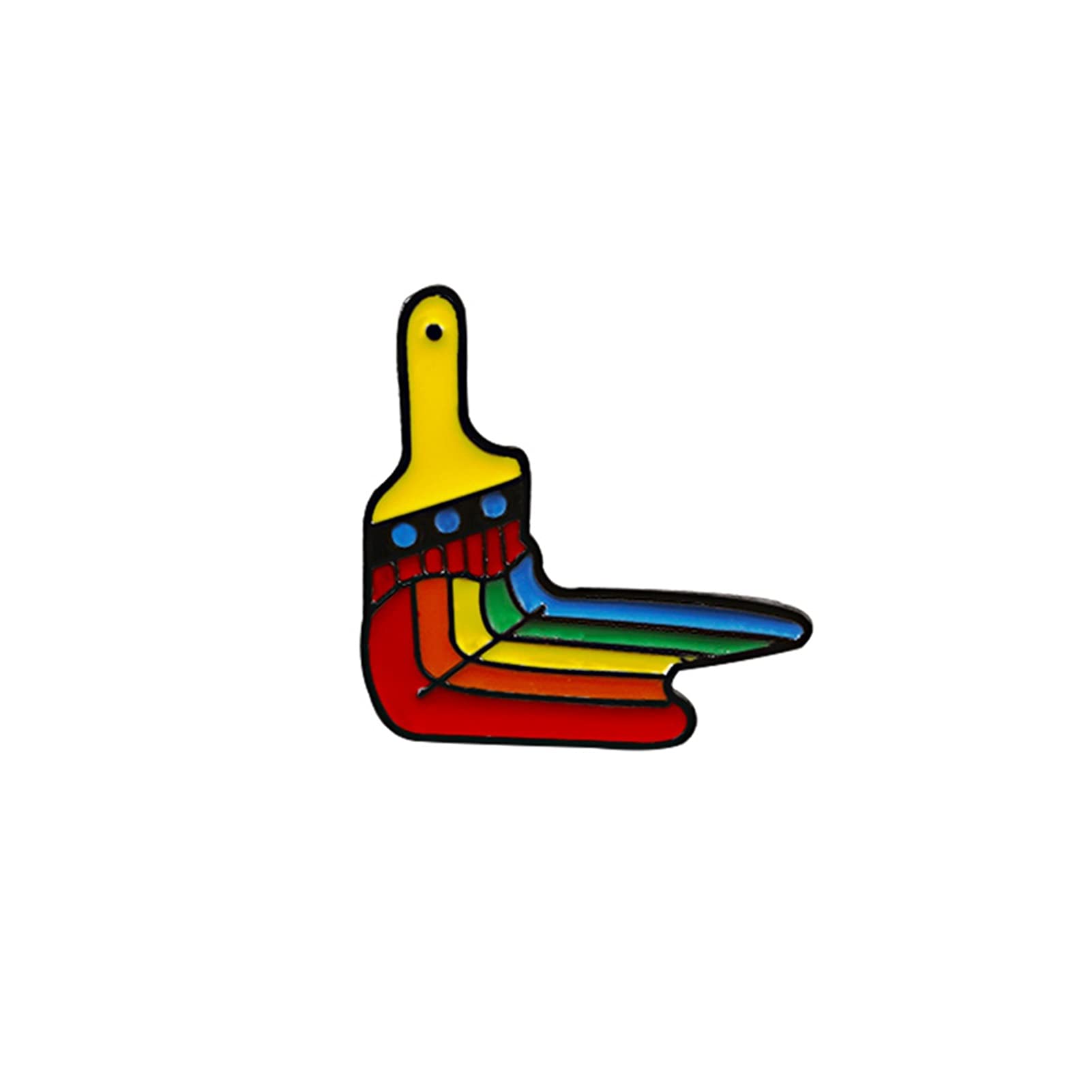 Brosche Künstler Regenbogen Emaille Pins Sammlung Broschen Maler Bleistift Alpaka Jacken Anstecknadel Schmuck Geschenke