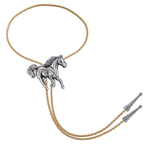 Image of Jeilwiy Bolo Tie for Men, Western Bolero Tie Cowboy Ties Native American Cowgirl Bolo Tie Accessories for Men Women