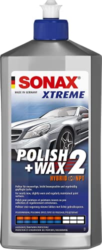 SONAX XTREME Polish+wax 2 (500 ml) lustrant moyennement abrasif contre petites rayures et ternissures | Réf: 02072000-810