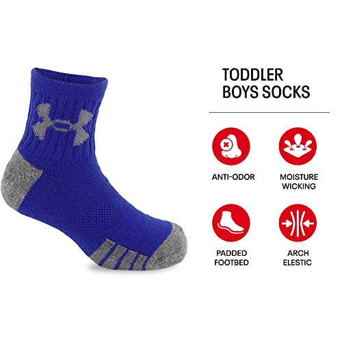 Image of Under Armour boys Multi Pack Quarter Sock
