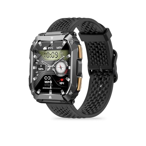 Correa para reloj FOSMET G68 1.95" silicona negra miniatura 1