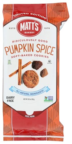 MATTS Pumpkin Spice Cookies, 10.5 OZ