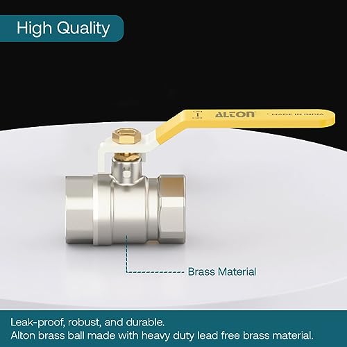 Image of ALTON ALD925, Brass, Heavy Ball Valve for Pipe Fittings | Valve | Stop Cock, (2-INCH)