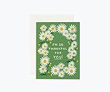 RIFLE PAPER CO. Thank You Cards Boxed Set of 8 | Lets Your Thoughtful Handwritten Note Take Center Stage (Artisanally Crafted in the USA, 4.25