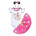 1/2/1/2/3°/3° Compleanno Abiti per Bambine Minnie Mouse Principessa Costume Ruffle Romper/Tshirt Top+Polka Dots Tutu Gonna Fascia 3pcs Cake Smash Photo Shoot Hot Pink-il mio primo compleanno 12 mesi