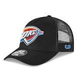 Ultra Game Men’s NBA Official Snap Back All Around The World Trucker Baseball Cap Hat, Oklahoma City Thunder, Black, One Size