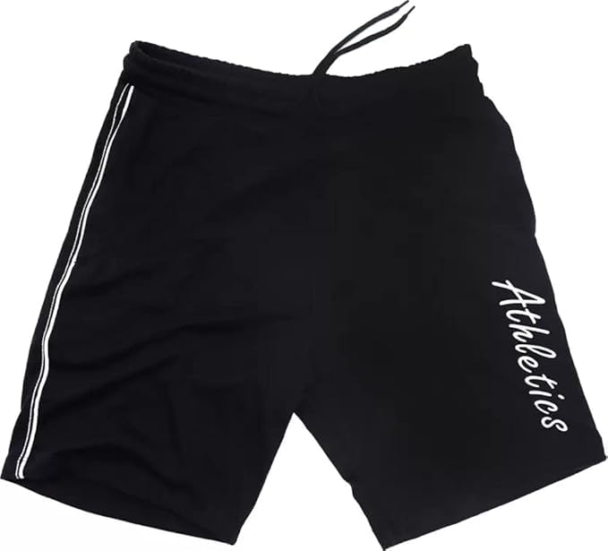 mahi fashion Men's Cotton Hosiery Shorts, Regular Fit, Side Pockets, Black, Summer Wear-picture-41
