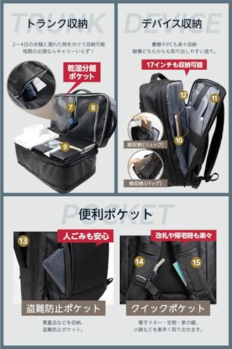 EXCITECH EXCITECH Biz ビジネスリュック 登山リュック の商品画像 5