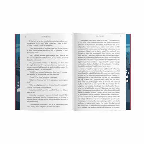 Image of The Castle by Franz Kafka : Wilco Classics Sprayed Edge Premium Hardback Edition