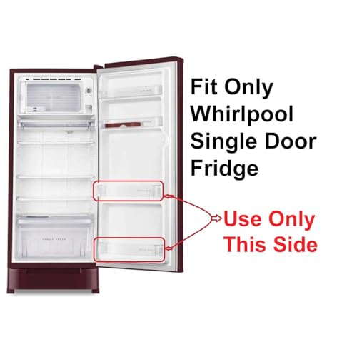 Image of Fusion Star Bottle Rack Shelf Holder Compatible with Whirlpool Single Door Fridge /Refrigerator, Clear, (Part Code - W10418661) (Pack of 1)