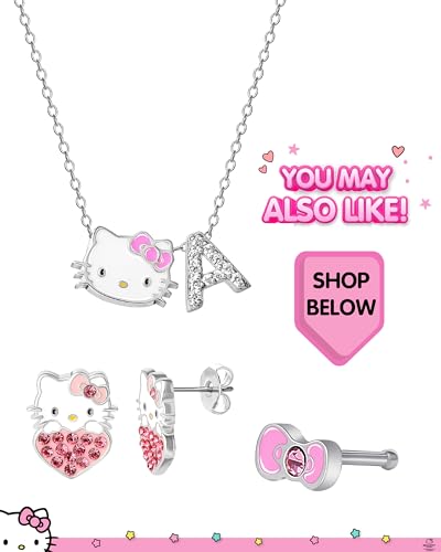 Hello Kitty Belly Button Ring 14g Stainless Steel Kawaii Belly Button Piercing Jewelry, Sanrio Official License3