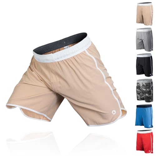 Gold BJJ Pacific Short - No-Gi Jiu Jitsu Fight Shorts