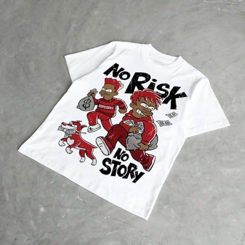 Image of DopeSkill Graphic Tee Streetwear Hip Hop Hypebeast Street Style Unisex T-Shirt Sneaker Colour Matching Shirts Swag Y2K Style