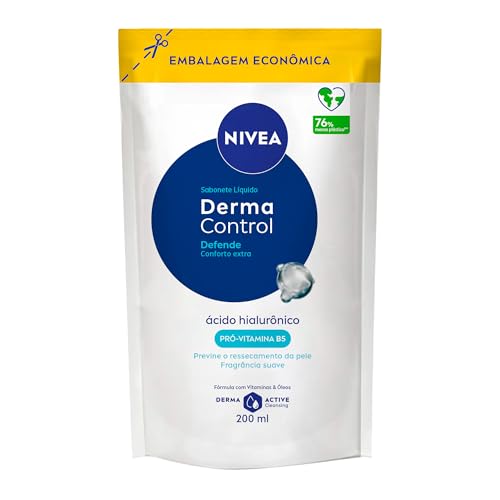 NIVEA Sabonete Líquido Refil Derma Control Defende 200ml