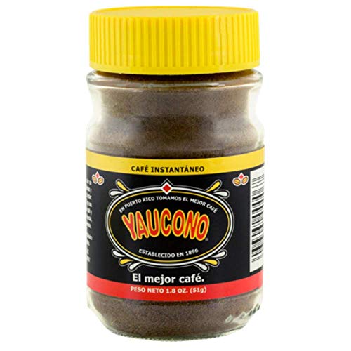 Yaucono Instant Coffee in Glass Jar, 1.8 Ounce (Pack of ...