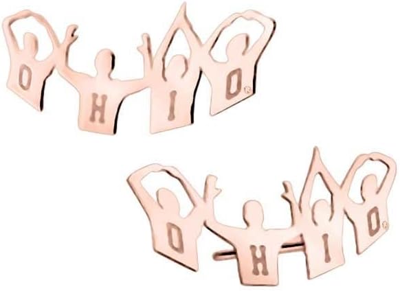 PicturesOnGold.com Officially Licensed Pair Of Ohio State Silhouette Earrings