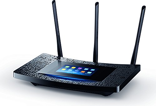 Product Image 1: TP-Link AC1900 Desktop Wi-Fi Range Extender w/ Touchscreen Interface (RE590T)