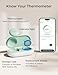 Momcozy Wearable Digital Thermometer for Baby, Medical-Grade Accurate Smart Thermometer, Instant Reads, APP Real-time Monitoring for Infants & Kids, Hypoallergenic 3M Stiker,Bluetooth, 180H Lasting