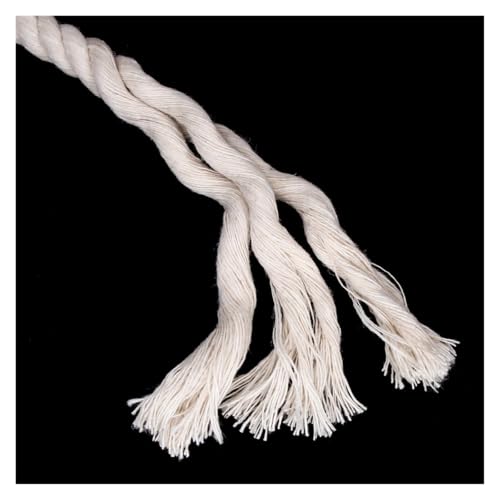Cuerda de macramé de algodón natural de 3mm para decoración bohemia del hogar 5