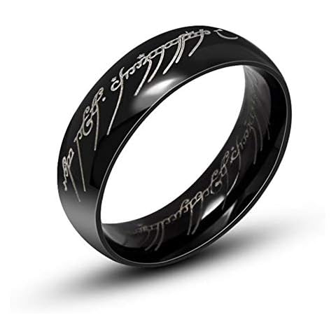 AURSTORE® Anillo de Tungsteno Señor de los Anillos 6MM Cover