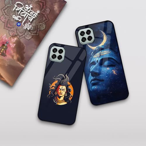 Image of COLORflow Back Cover Compatible With Samsung Galaxy A22 5G | Shiv Ji, Mahadev, Bholenath, God Customized | Shockproof TPU Bumper With Camera Protection Back Cover Compatible With Samsung Galaxy A22 5G