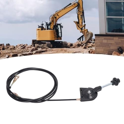 Cable del acelerador de alta resistencia universal de 3,5m para control de motor de excavadora 3