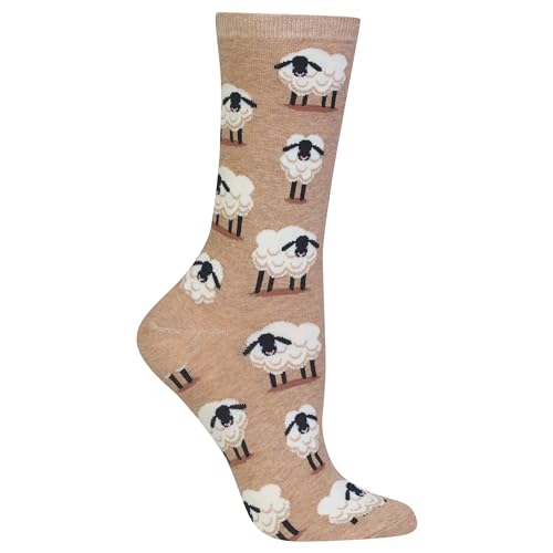 Image of Hot Sox Women's Novelty Geometric Pattern Crew