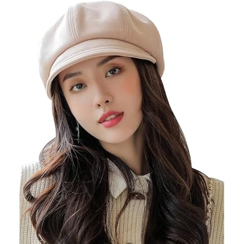 FEOYA Women Vintage French Beret Hat Cover