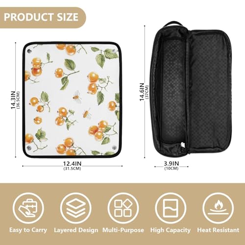 Organizador 2 en 1 para herramientas de cabello con base resistente al calor miniatura 4