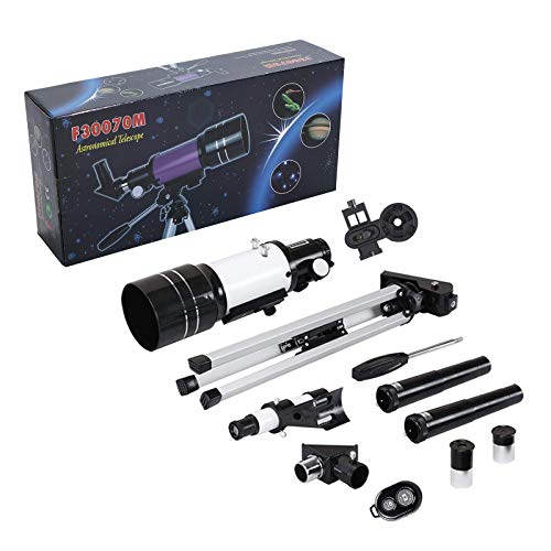 Telescopio Refractor 70mm con Trípode y Zoom para Astronomía miniatura 2