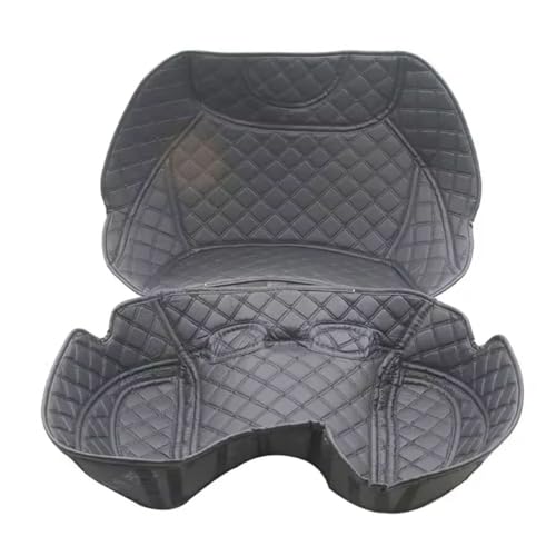 Forro interior acolchado para maletero de scooter, compatible con Honda ADV350, Forza 350/750, protección de piel sintética negro, 45 x 35 x 20 cm