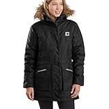 Carhartt Women's Yukon Insulated Parka, Black, Small