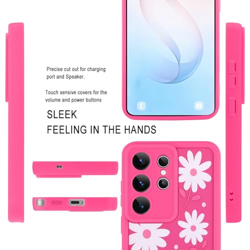Image of Compatible with Samsung Galaxy S26 Ultra Case, Hot Pink