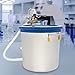 Vacuum Chamber, 3 Gallon Tempered Glass Lid Stainless Steel Vacuum Chamber, Single Stage Vacuum Pump and Chamber Kit Perfect for Stabilizing Wood and Silicone Degassing