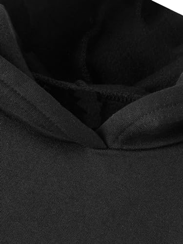 Floerns Boy's Basic Long Sleeve Hoodie Kangaroo Pocket Sweatshirt Pullovers Top3