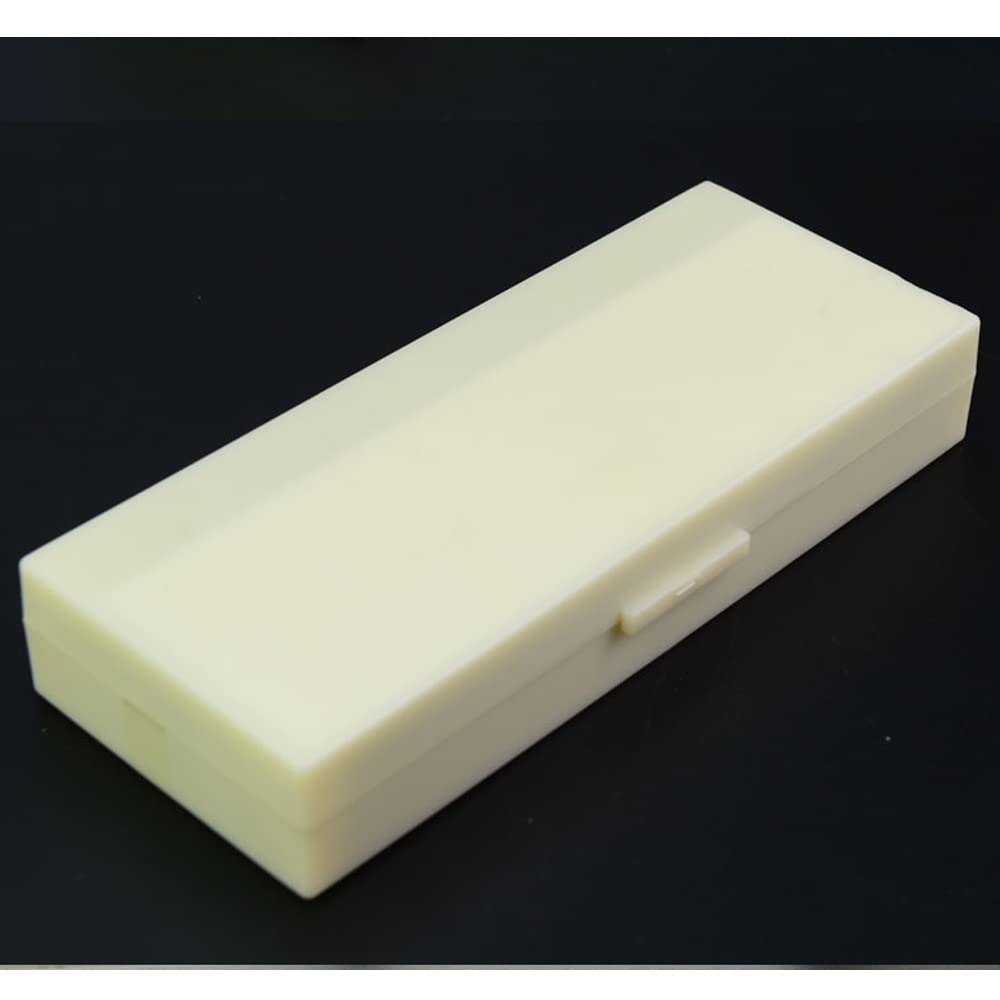 Portaobjetos de vidrio for microscopio, 50 portaobjetos de microscopio preparados, rebanada en caja, muestra de aprendizaje for enseñanza de ciencias básicas Accesorios para microscopios de laboratori