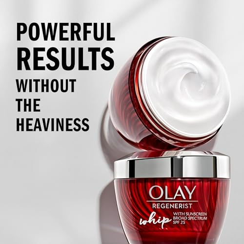 Olay Regenerist Whip Face Moisturizer Cream with Sunscreen SPF 25, 1.7 oz - Image 3